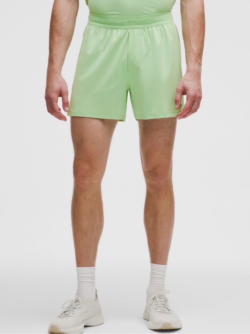 NWT Lululemon Mesh-Panelled Tennis Short 5" in KRSH/LTIV color